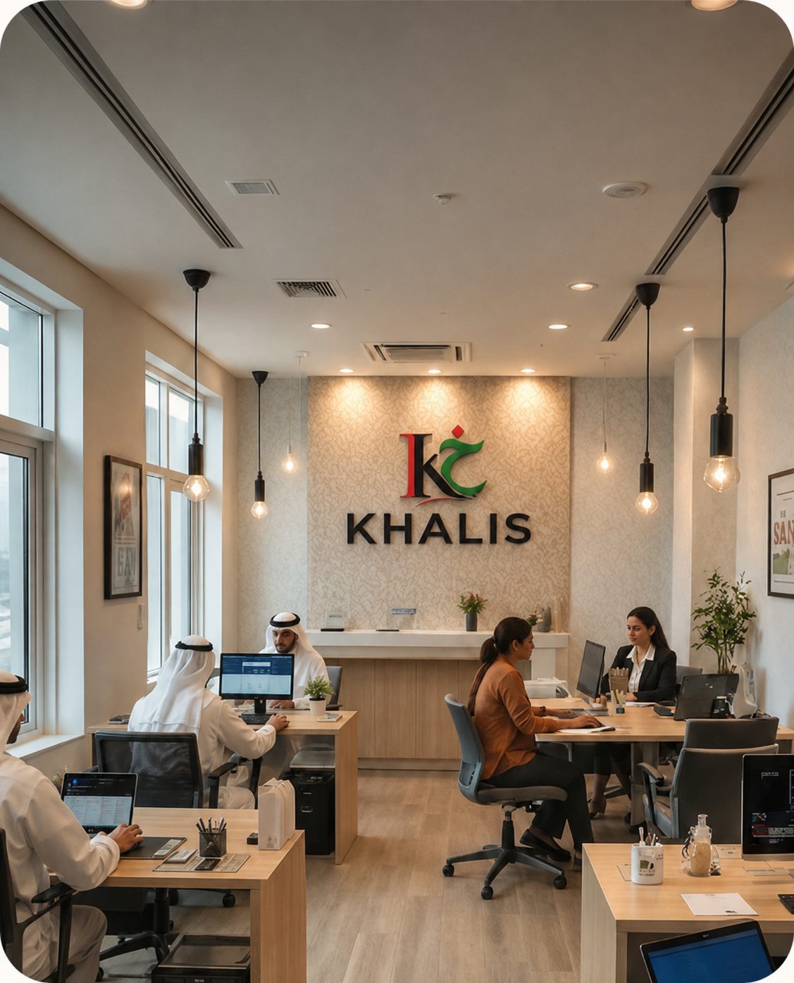 Khalis office on Muroor Road, Abu Dhabi
